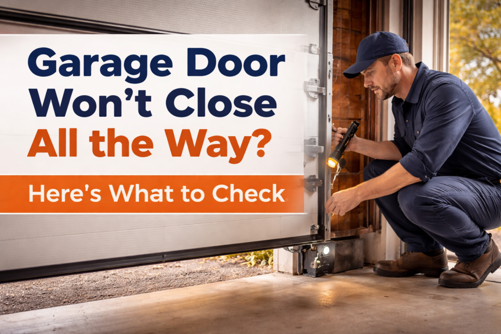 why garage door wont close